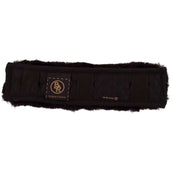 BR Nose Band Cover Sheepskin 28cm Black/Black