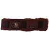 BR Nose Band Cover Sheepskin 28cm Brown