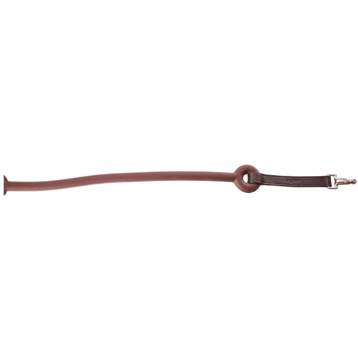 Premiere Side Rein with Long Rubbers Brown