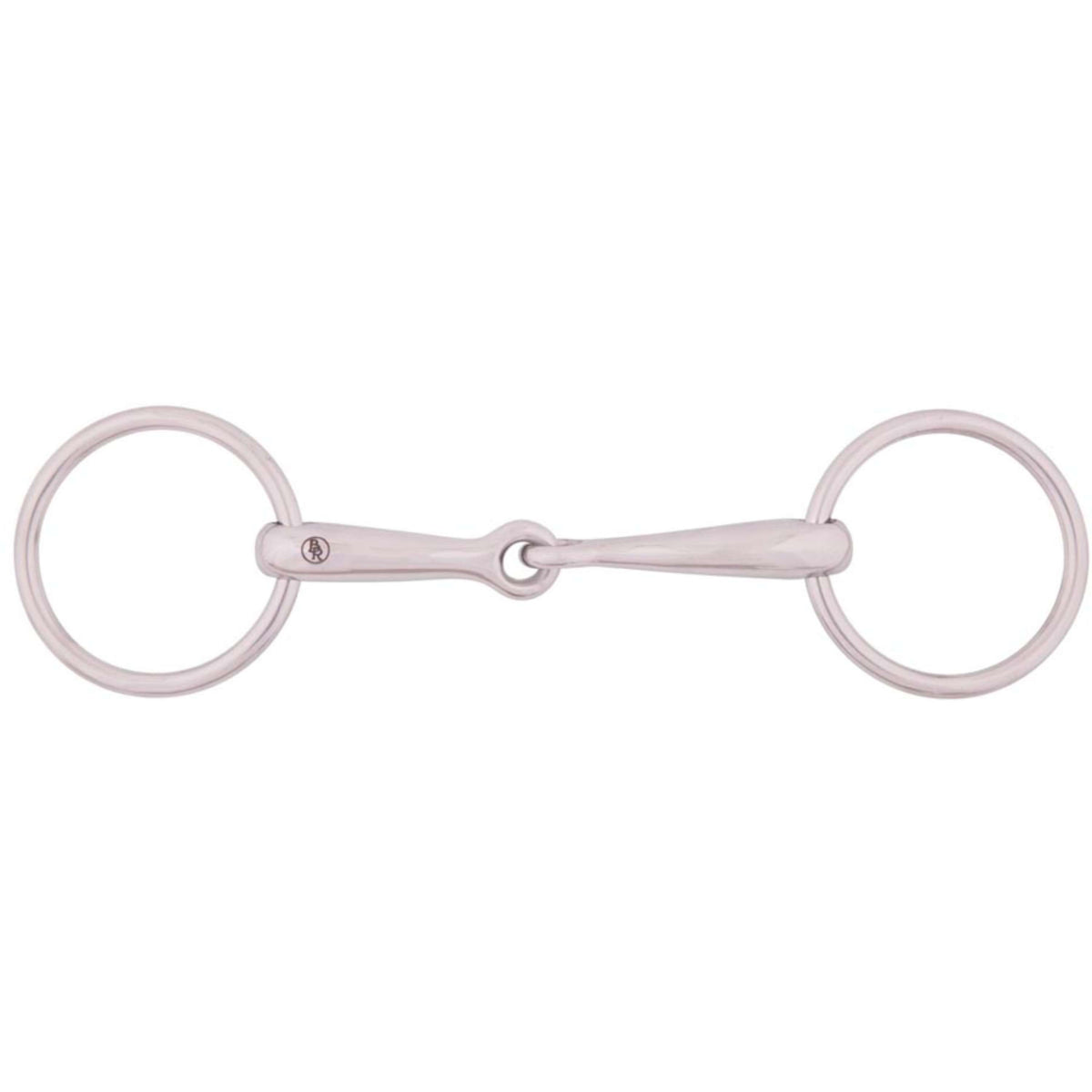 BR Loose Ring Snaffle Pony Solid 14mm RVS