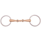 BR Loose Ring Snaffle Solid Cuprion 18mm Double RVS