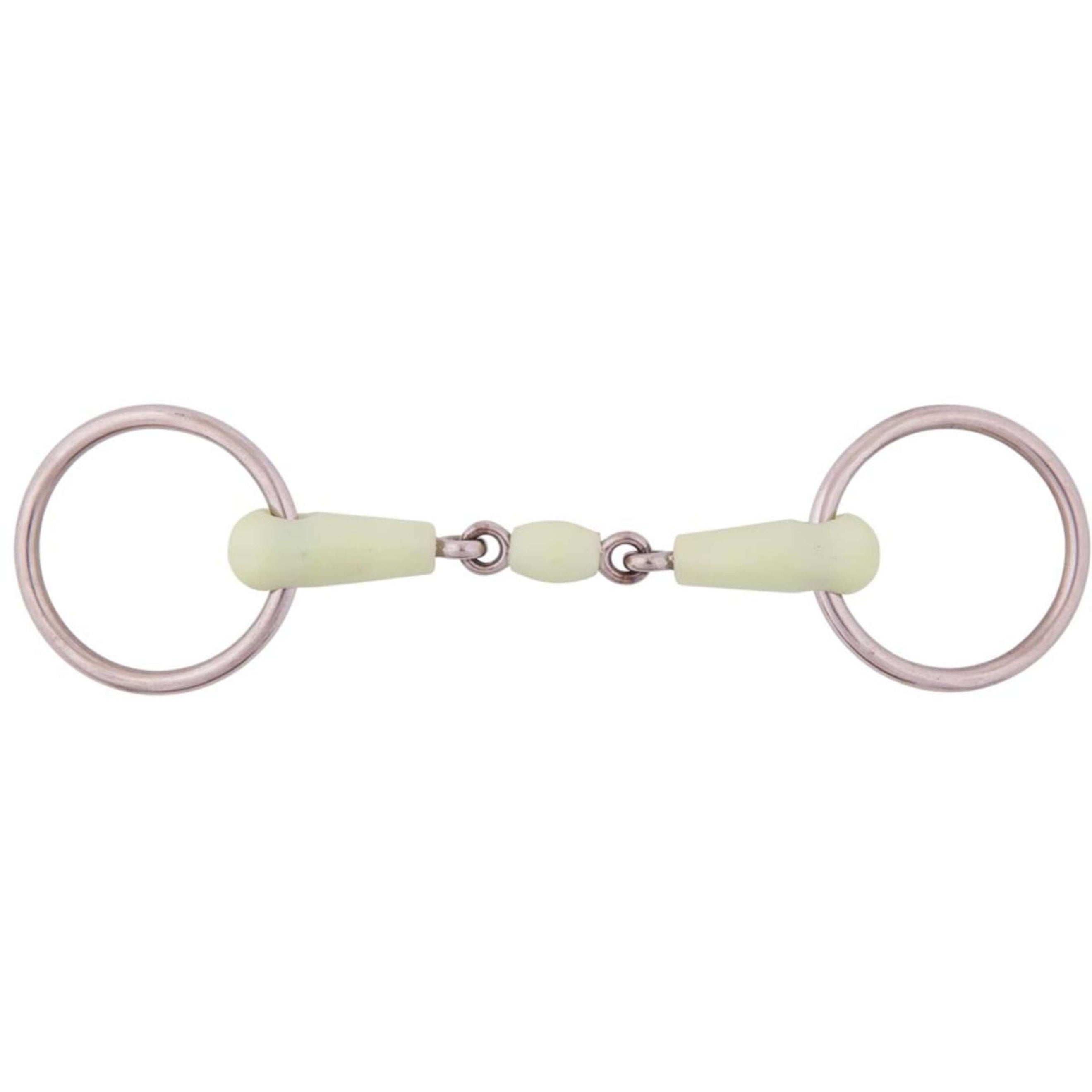 BR Loose Ring Snaffle Apple Mouth 18mm Double RVS