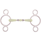 BR Loose Ring Snaffle Apple Mouth 3 Rings 18mm RVS