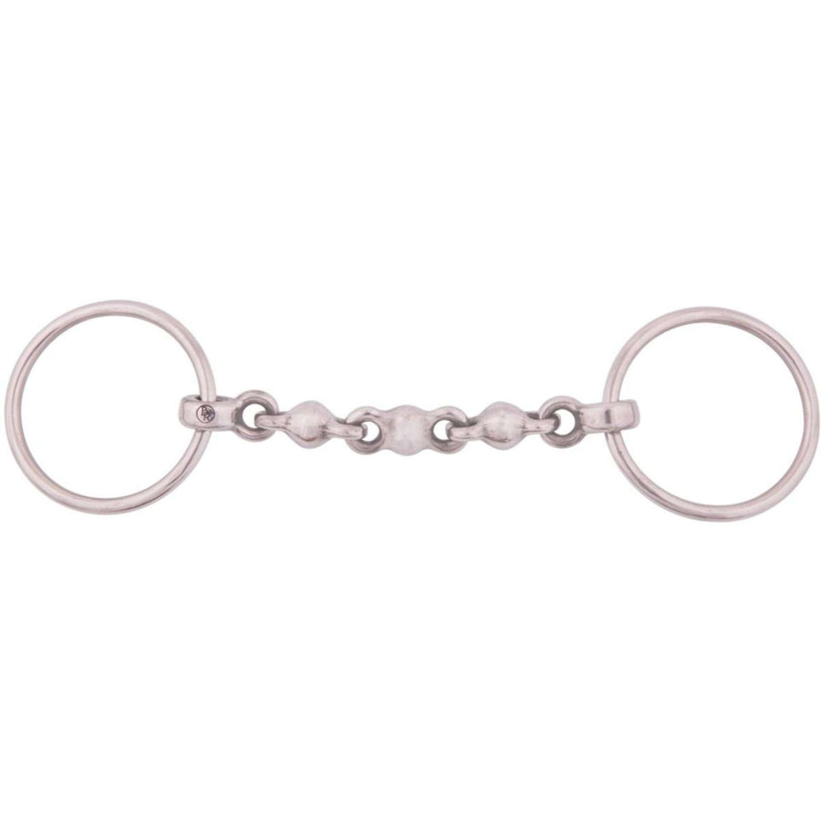 BR Loose Ring Snaffle Waterford Solid 18mm RVS