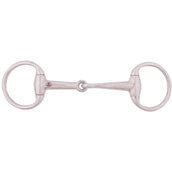 BR Eggbut Snaffle Pony Solid 13mm Small Rings RVS