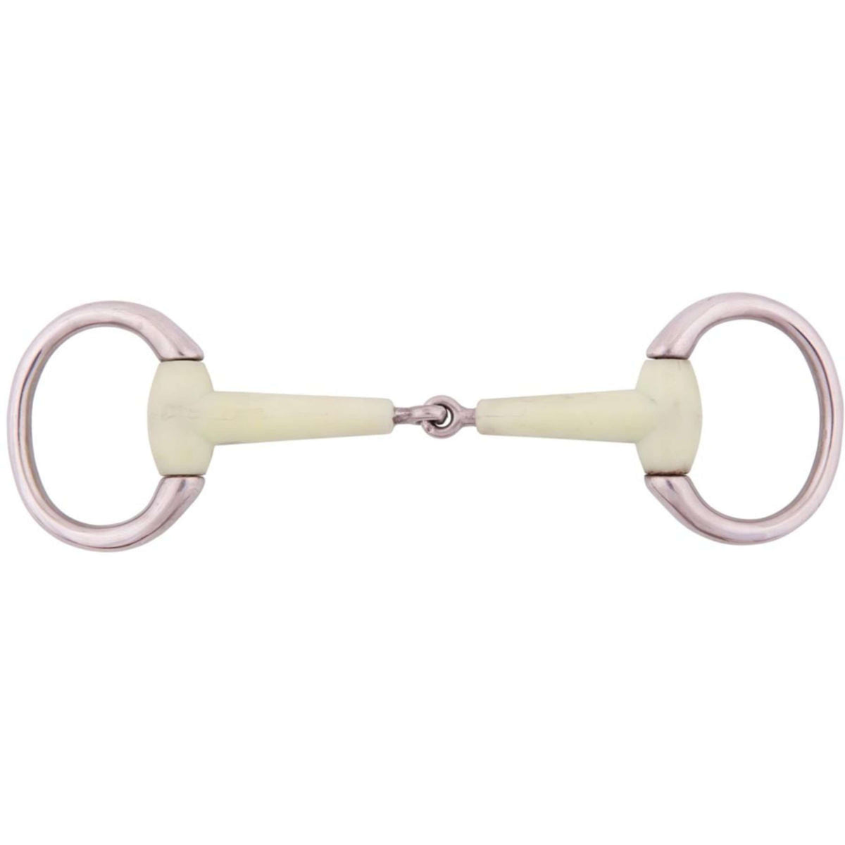 BR Eggbut Snaffle Apple Mouth 15mm Small Rings RVS