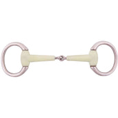 BR Eggbut Snaffle Apple Mouth 15mm Small Rings RVS