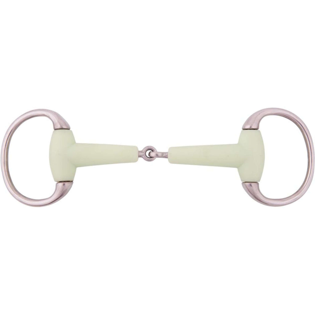 BR Eggbut Snaffle Apple Mouth 18mm Large Rings RVS