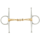 BR Full Cheek Snaffle Double Jointed Soft Contact 12mm/127mm