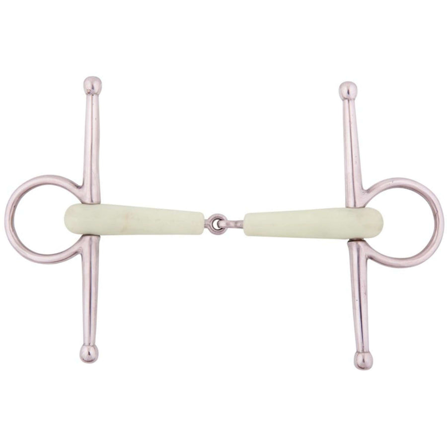 BR Full Cheek Snaffle Apple Mouth 18mm RVS