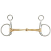 BR Baucher Snaffle Jointed Soft Contact Curved Curved Butterfly 12mm