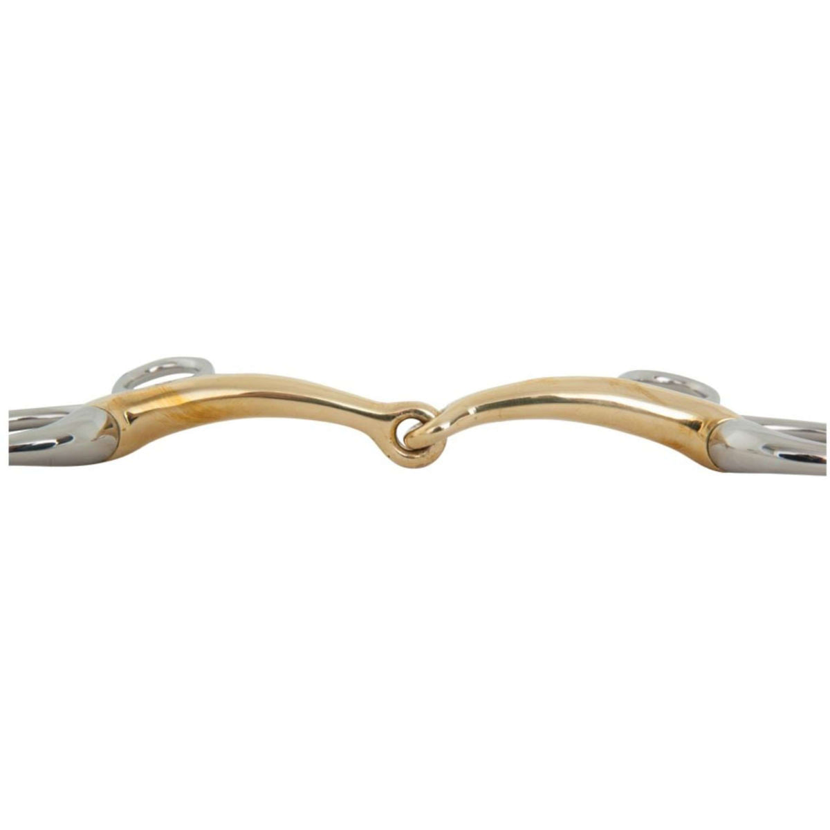 BR Baucher Snaffle Jointed Soft Contact Curved Curved Butterfly 12mm