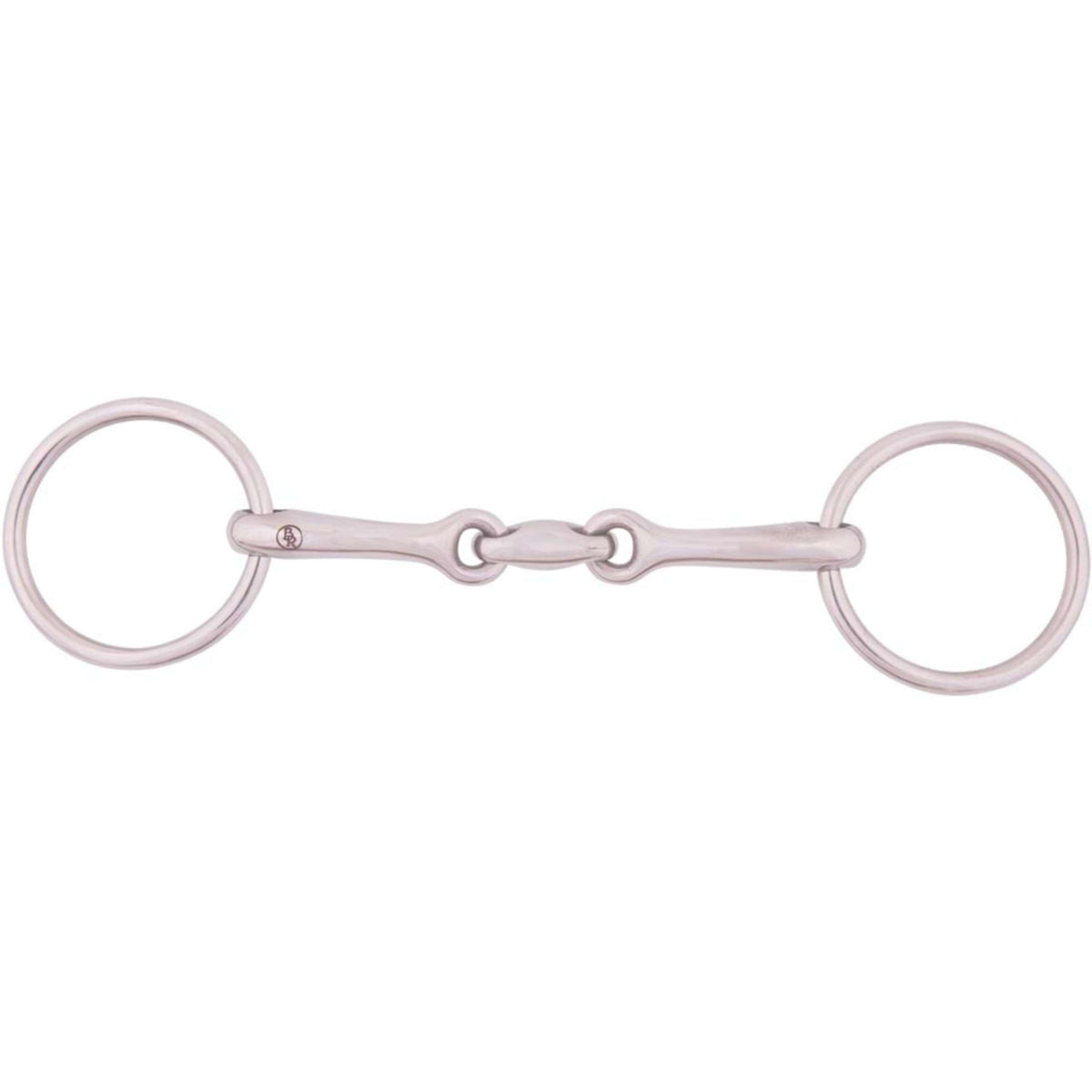 BR Underlay Snaffle Solid 13mm Double Jointed Stainless