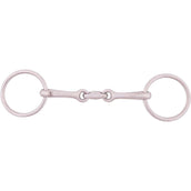 BR Underlay Snaffle Solid 13mm Double Jointed Stainless