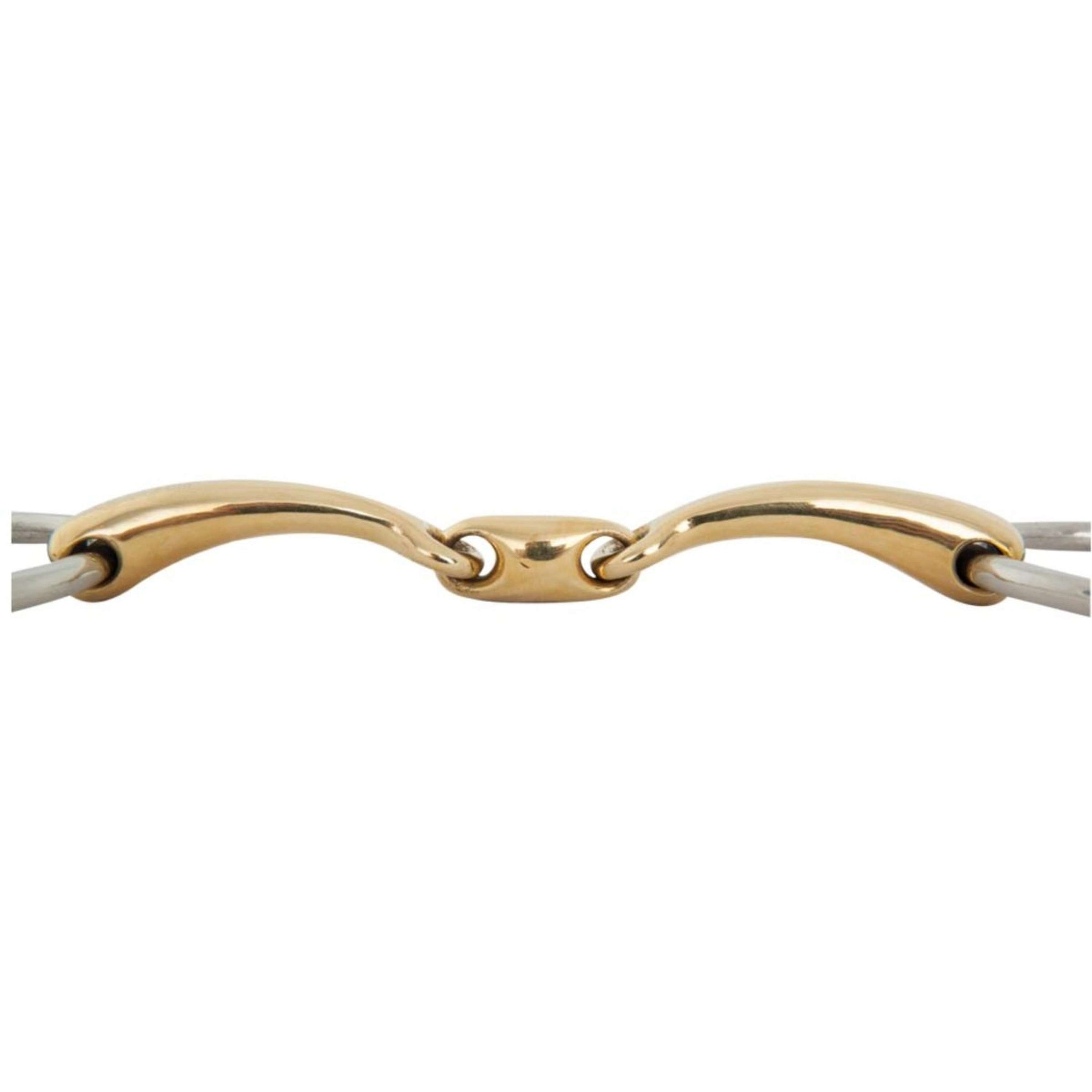 BR Loose Ring Bradoon Double Jointed Soft Contact 12mm BR Loose Ring Bradoon Double Jointed Soft Contact 12mm