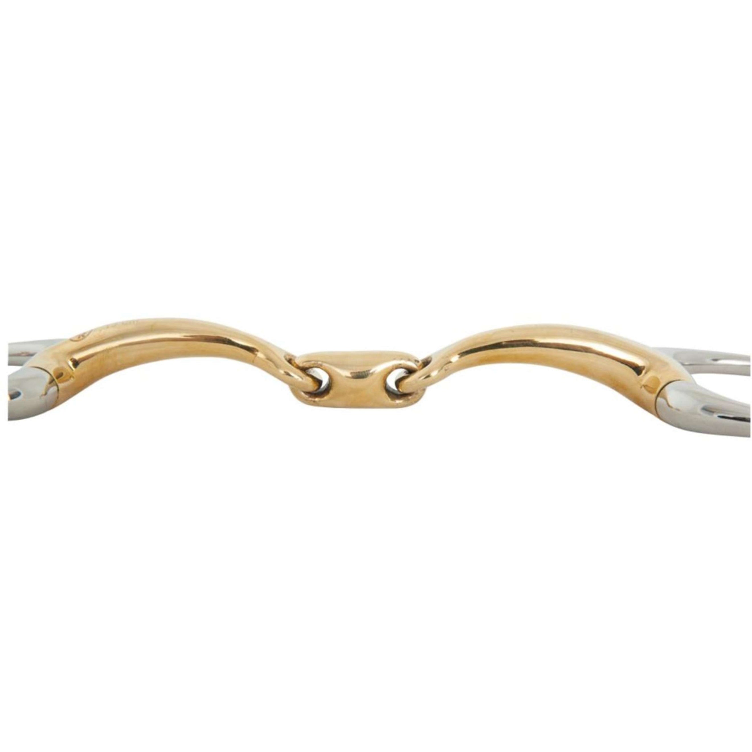 BR Eggbutt Bradoon Double Jointed Soft Contact 10mm BR Eggbutt Bradoon Double Jointed Soft Contact 10mm