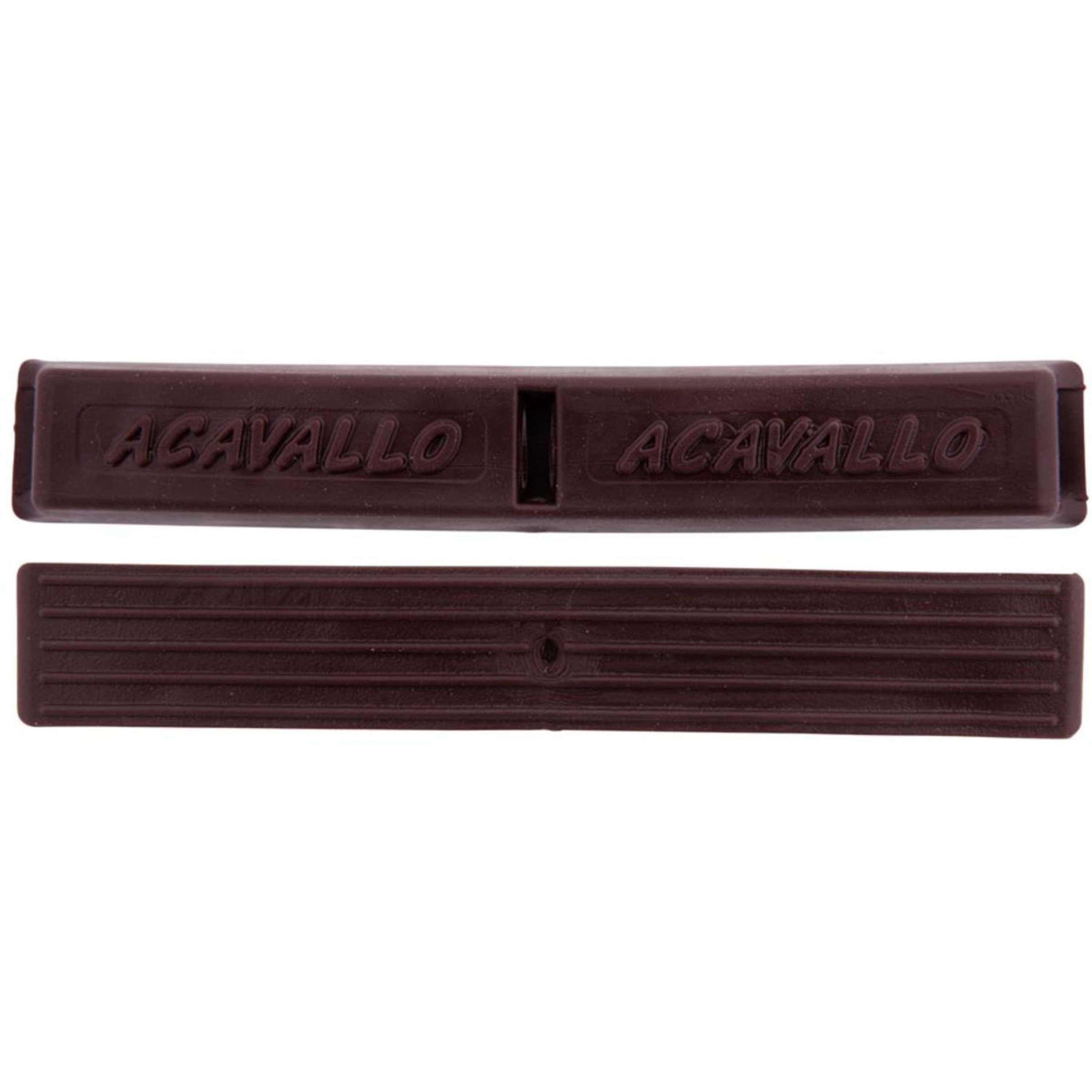 Acavallo Curb Chain Guard Soft Gel Brown | Agradi.com