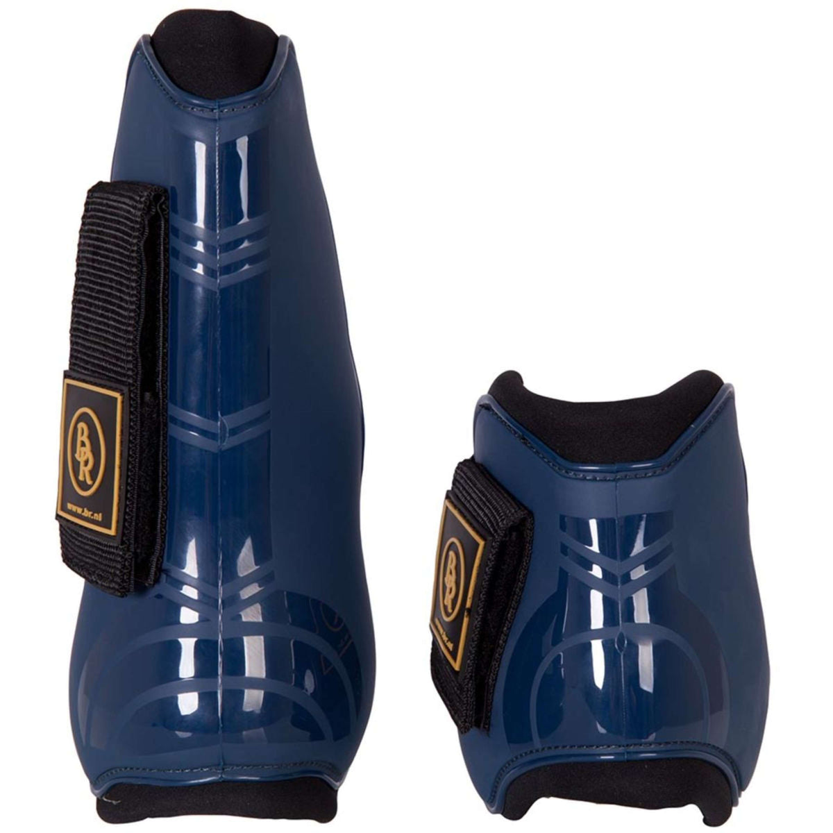 BR Bullet guards & Fetlock Boots Set Pro Tech PU Neoprene Blue