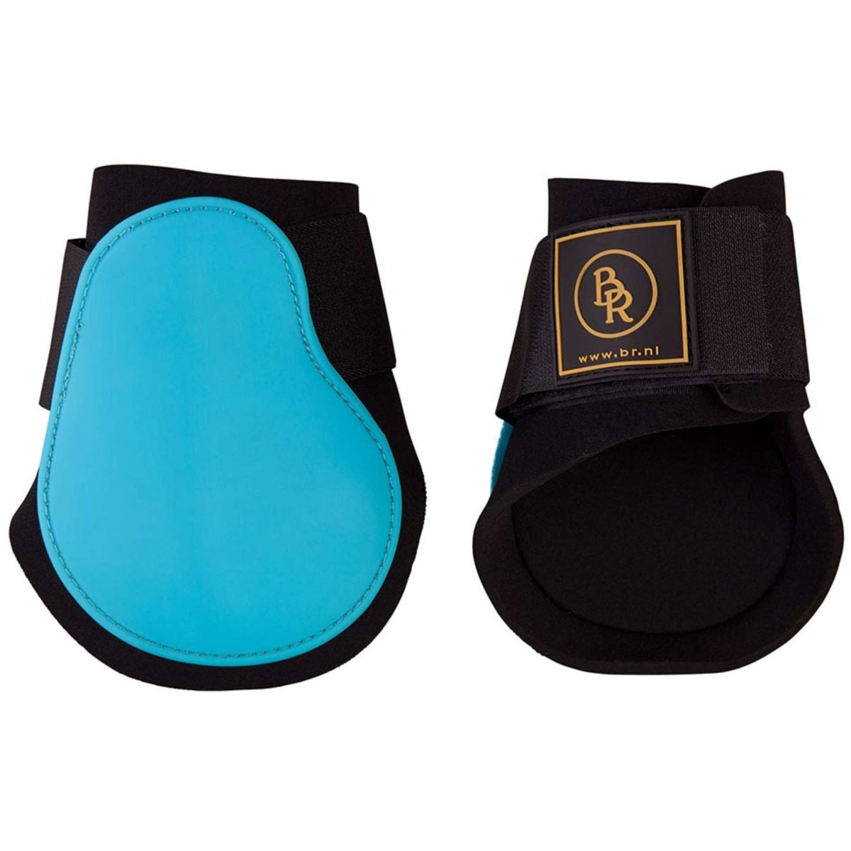 BR Fetlock Boots Event PU with Neoprene Lining Flash Black