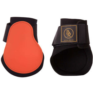 BR Fetlock Boots Event PU with Neoprene Lining Sunset Orange