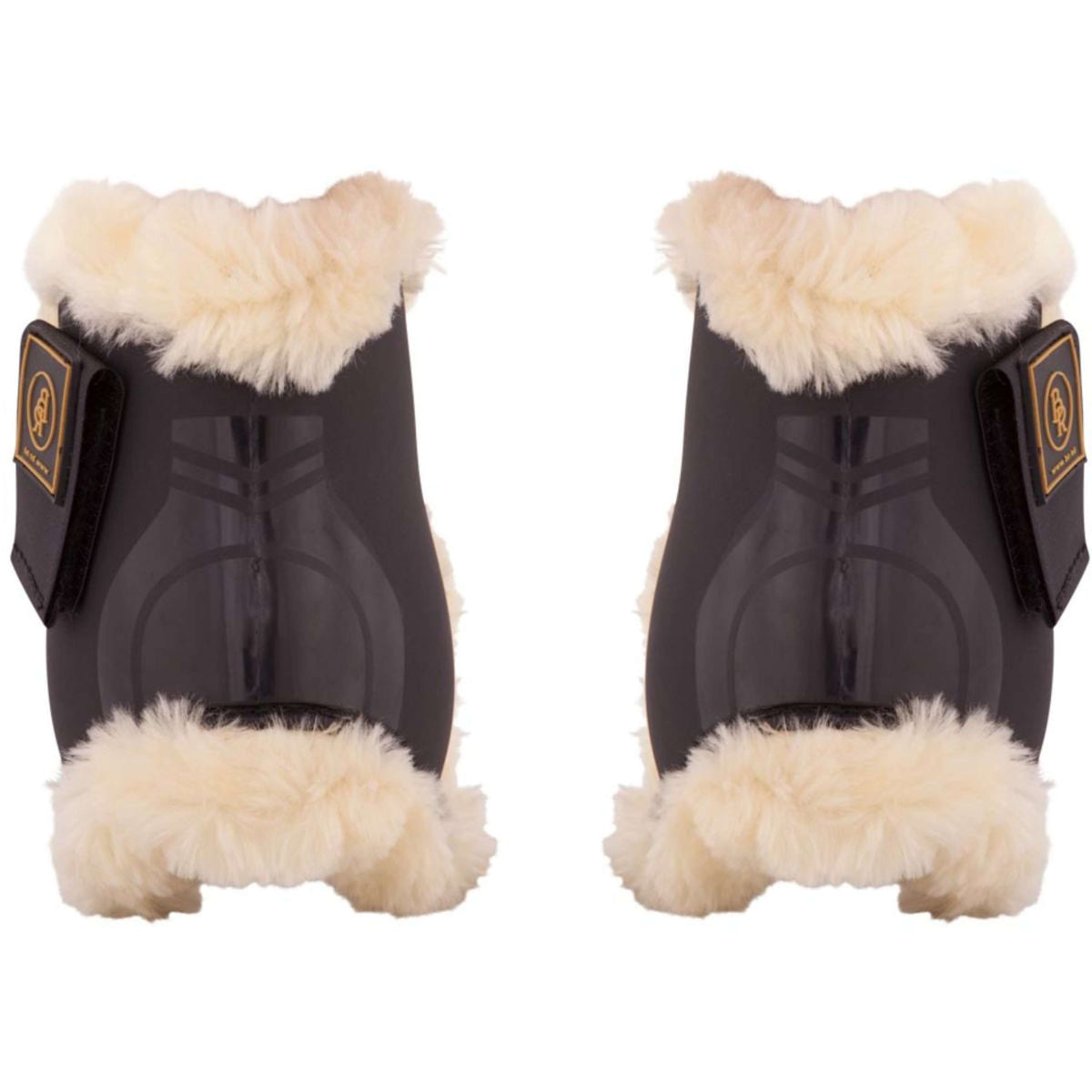 BR Bullet guards Snuggle Artificial Sheepskin Black