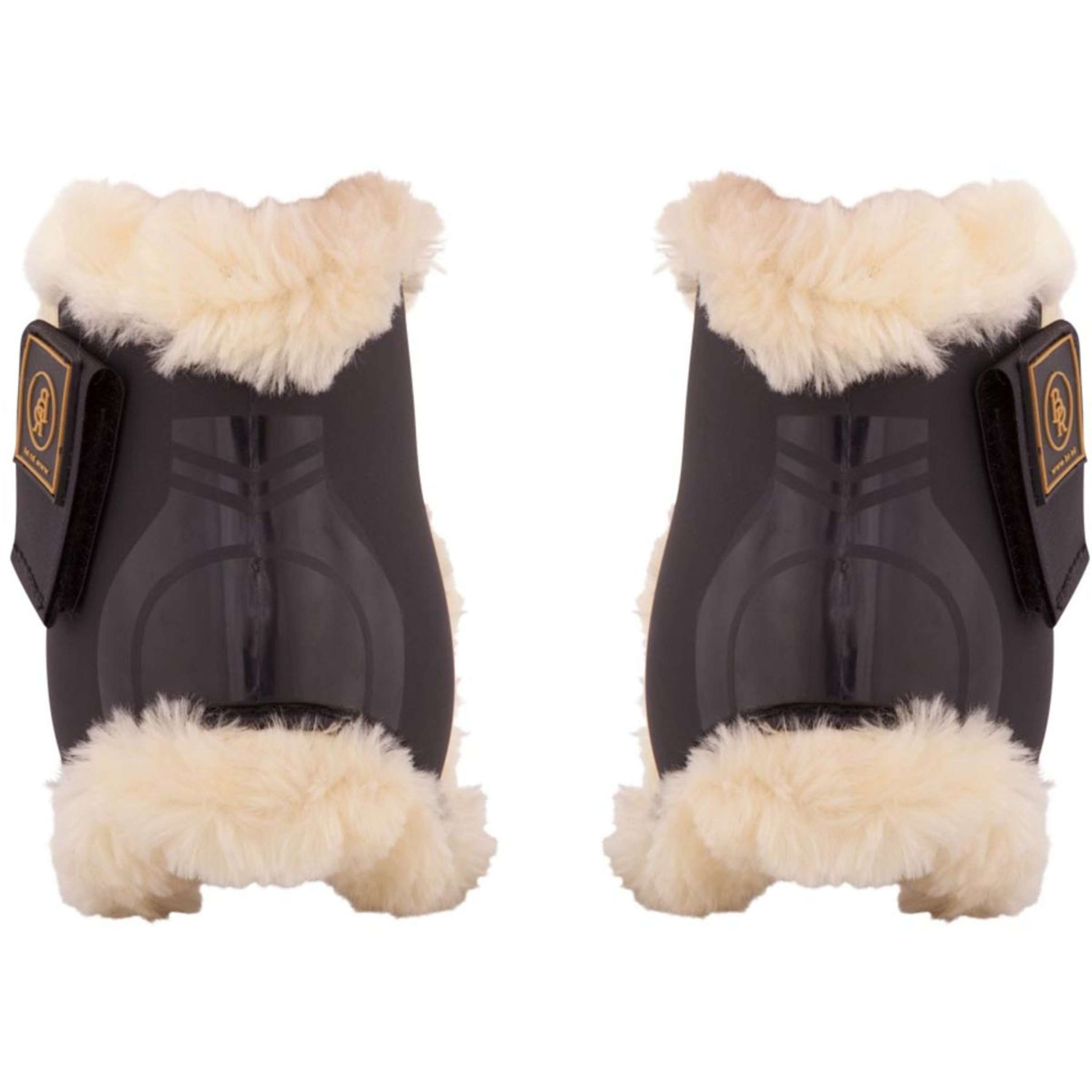 BR Bullet guards Snuggle Artificial Sheepskin Black