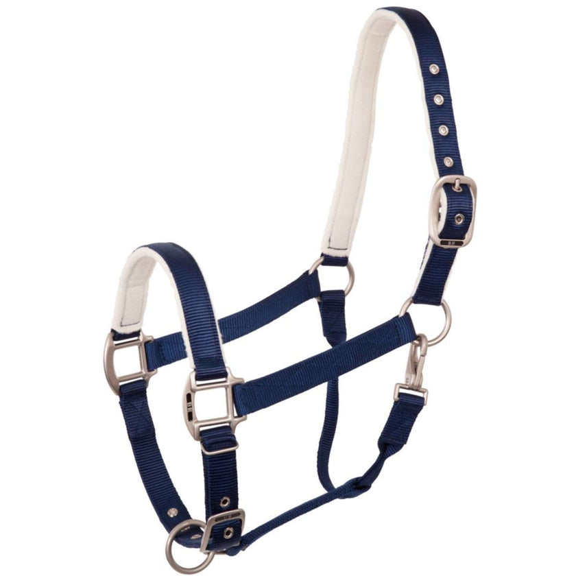 BR Halter Event Nylon Double Adjustable Blue