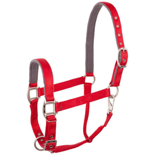 BR Halter Event Nylon Double Adjustable Florid Red