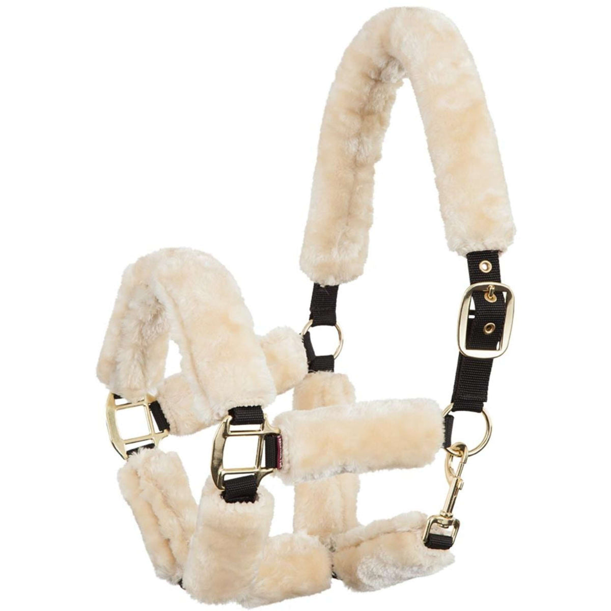 Premiere Halter Fake Fur with Velcro Closure Black