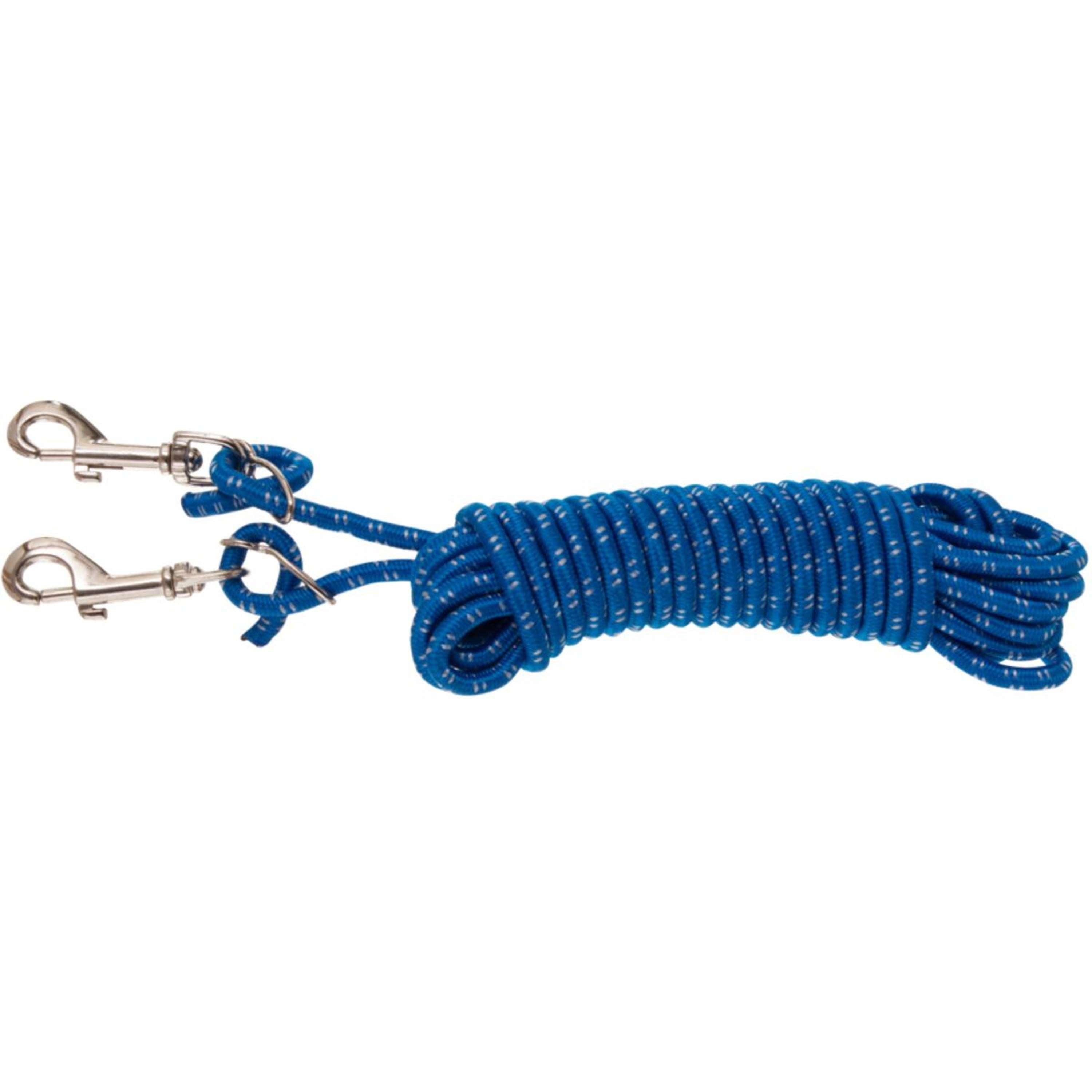 BR Lunging Rope with Carabiners Blue