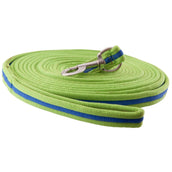 Premiere Lunging Side Rope Softgrip with Snaphook L.green/Sky Blue