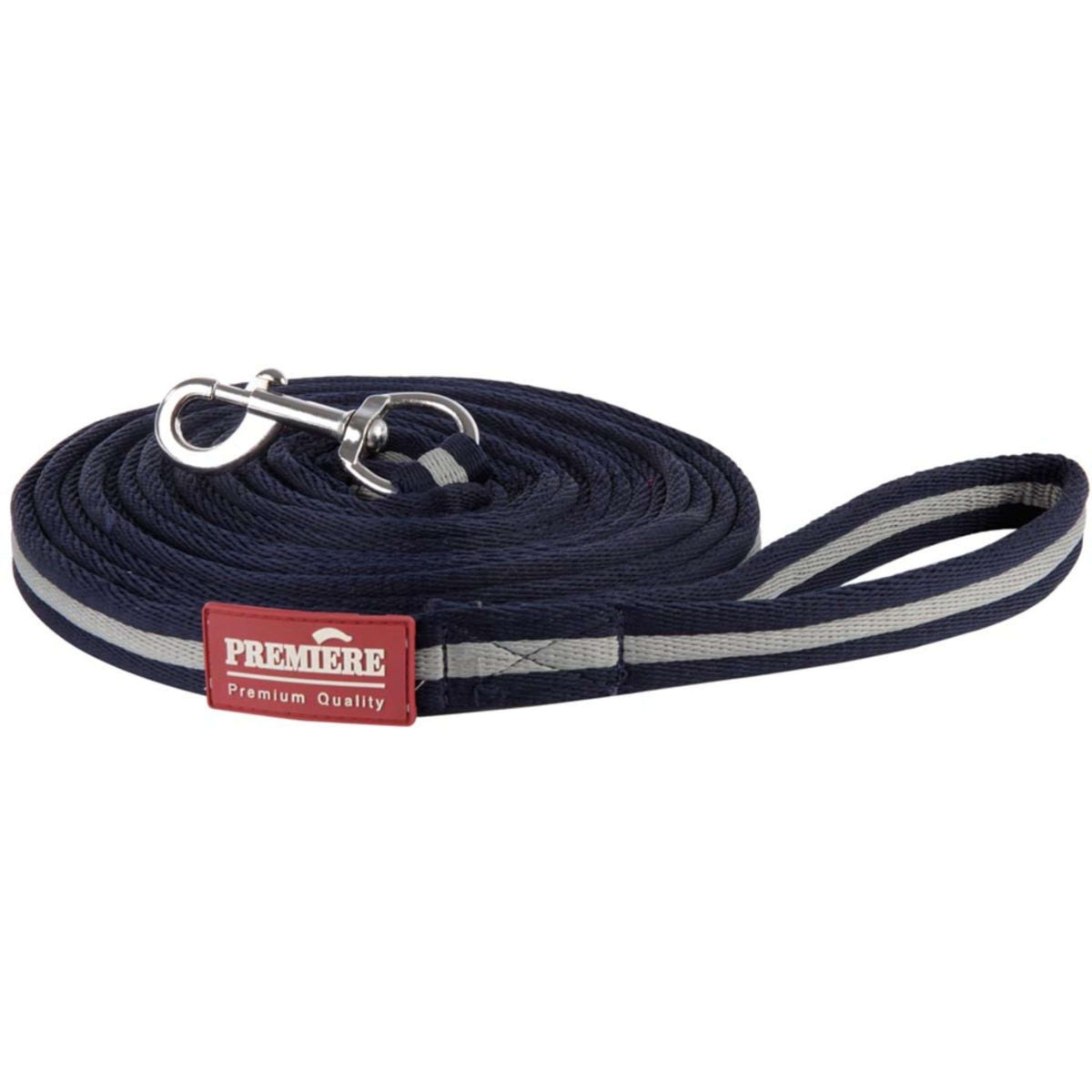 Premiere Lunging Side Rope Softgrip with Snaphook Dress Blue/Grey