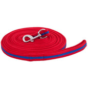 Premiere Lunging Side Rope Softgrip with Snaphook Red/Indigo