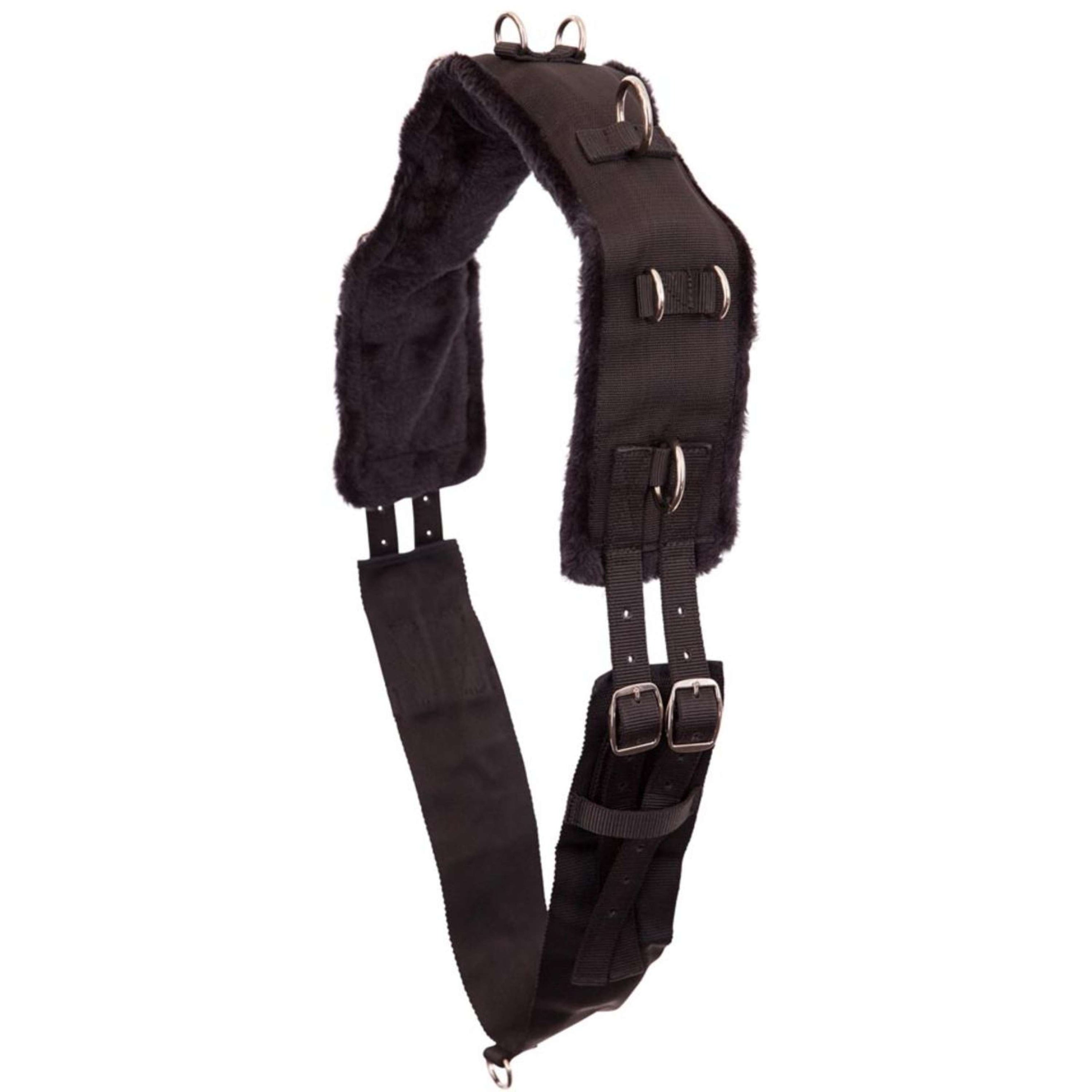 Premiere Training/Lunging Girth Nylon Fur Black