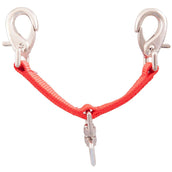 Premiere Lunge Bridle Bit Perlon Red