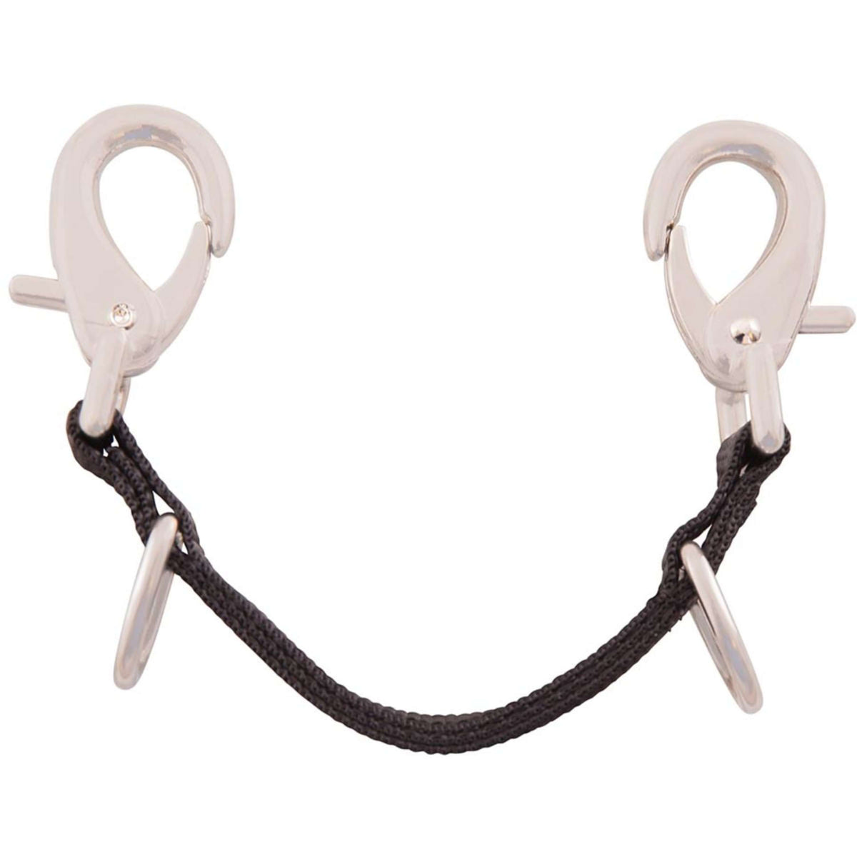 Premiere Lunge Bridle Bit Perlon 2-D Rings Black