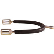 BR Spurs Blunt with Rubber Protection RVS