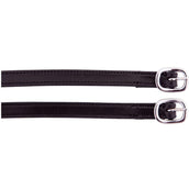 BR Spur Straps Leather Stainless Steel Buckle Black