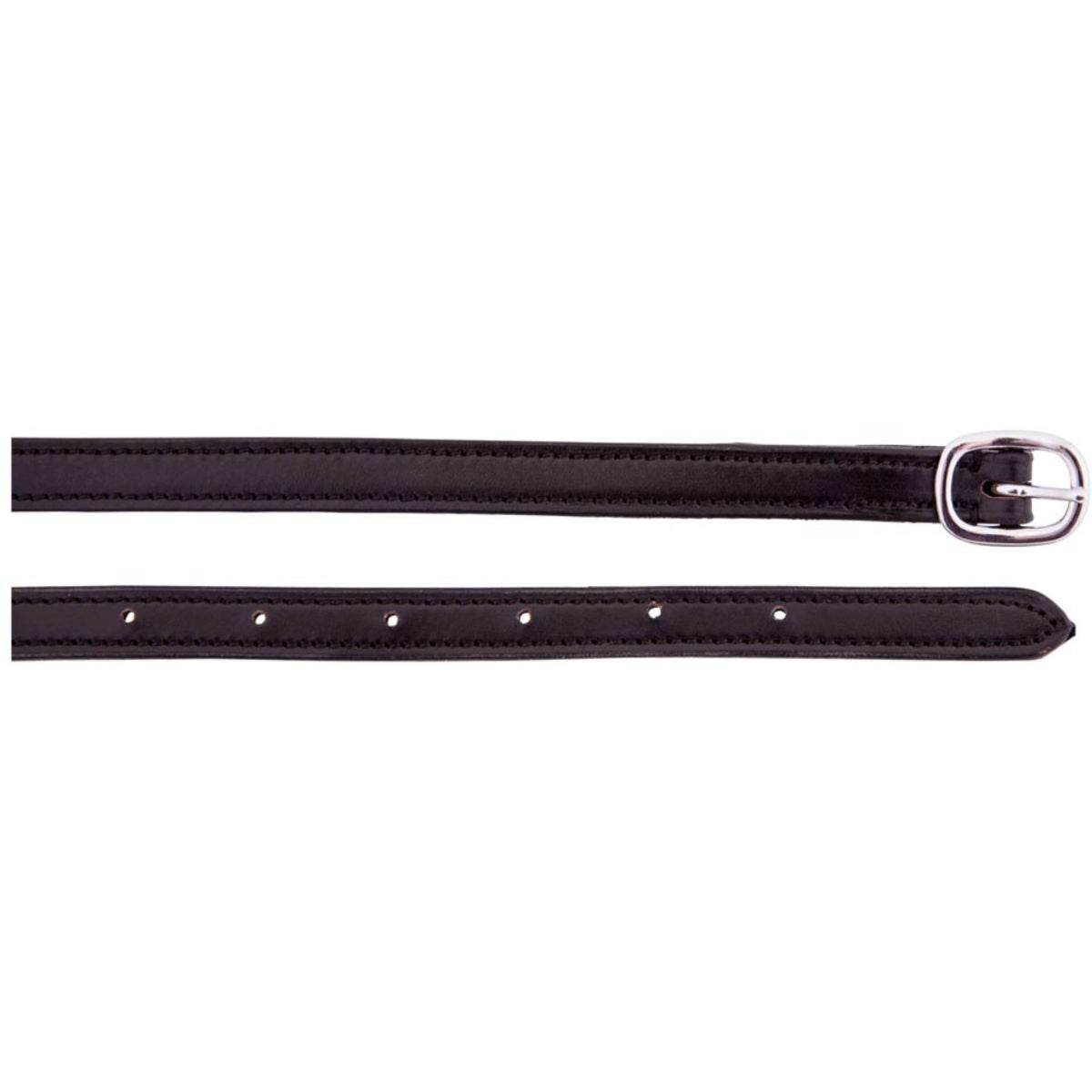 BR Spur Straps Leather Lined Stainless Steel Buckle Black