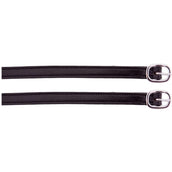 BR Spur Straps Leather Lined Stainless Steel Buckle Black