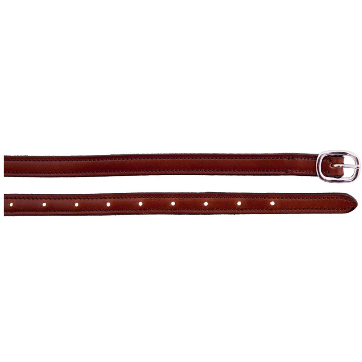 BR Spur Straps Leather Lined St Steel Buckle Tobacco 13mm Tobacco