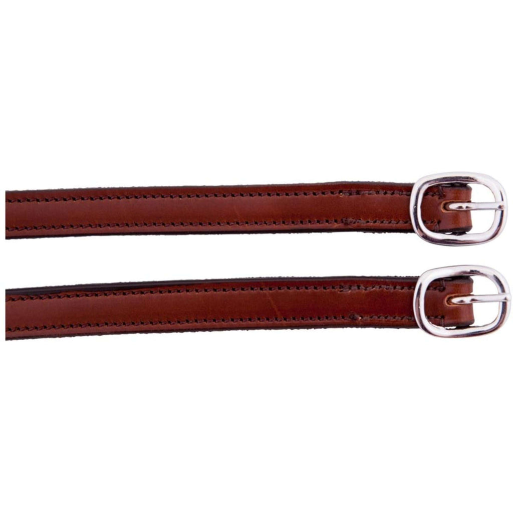 BR Spur Straps Leather Lined Stainless Steel Buckle Tobacco