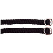 Premiere Spur Straps Braided Nylon Black