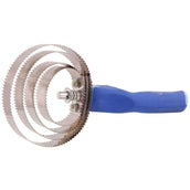 Premiere Sweat Scraper Soft Grip with 4 Stainless Steel Sheets Cobalt/L.blue