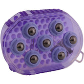 Premiere Massage Brush Stainless Steel Rollers Purple