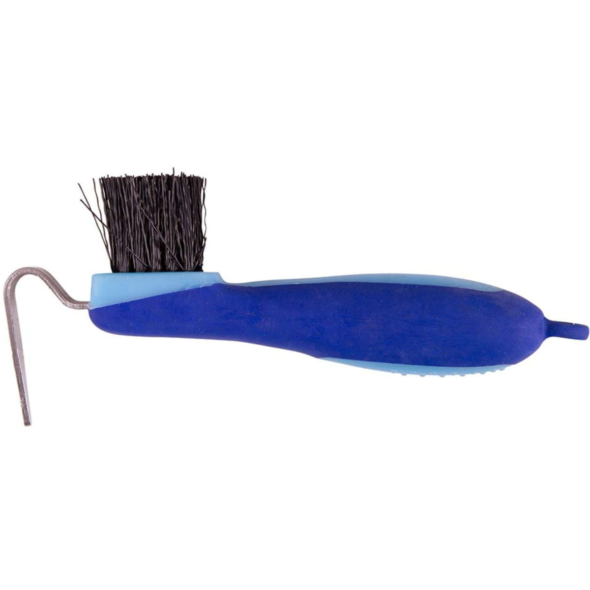 Premiere Hoof Pick Soft Grip with Brush Cobalt Blue