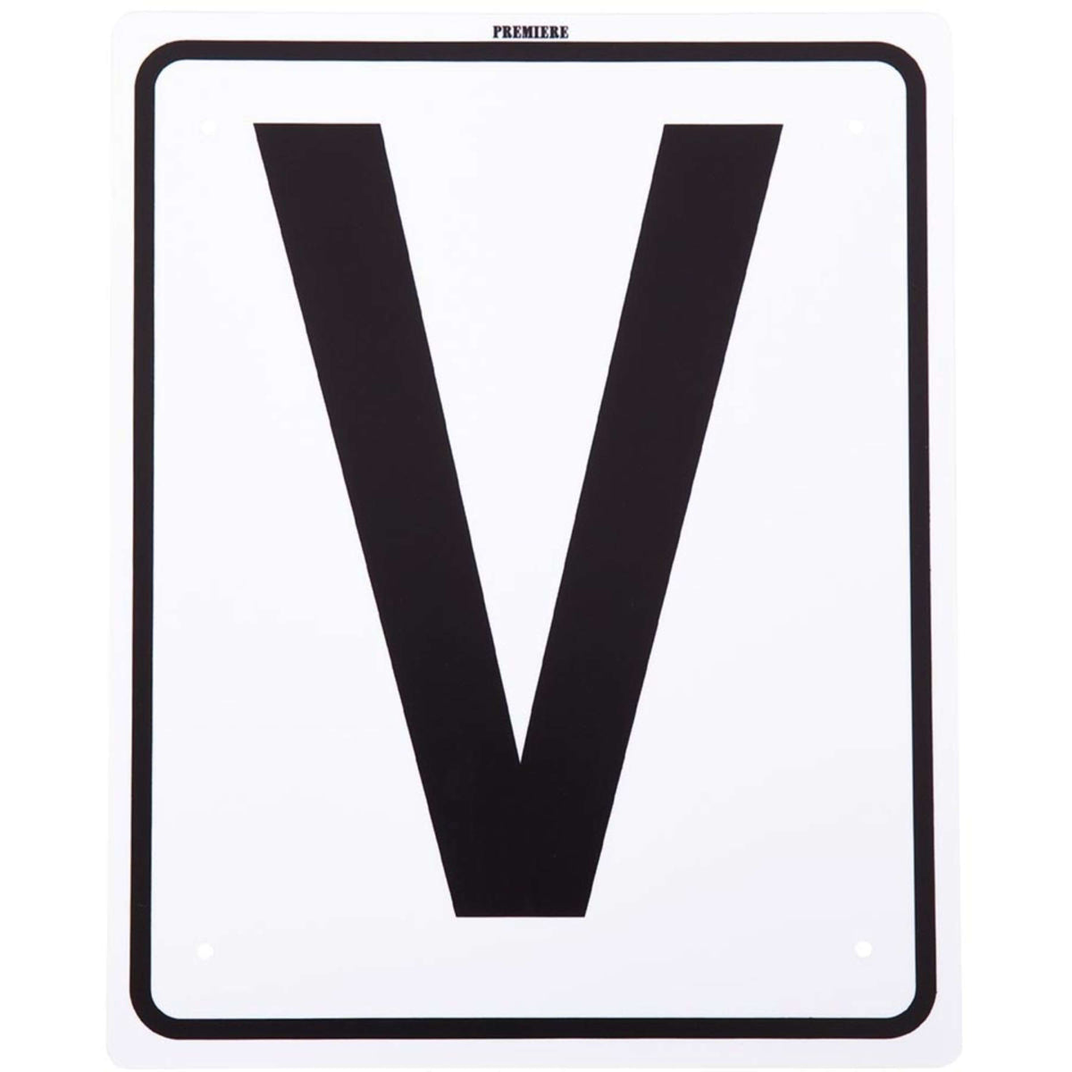 Premiere Manege Letters 20x25cm White