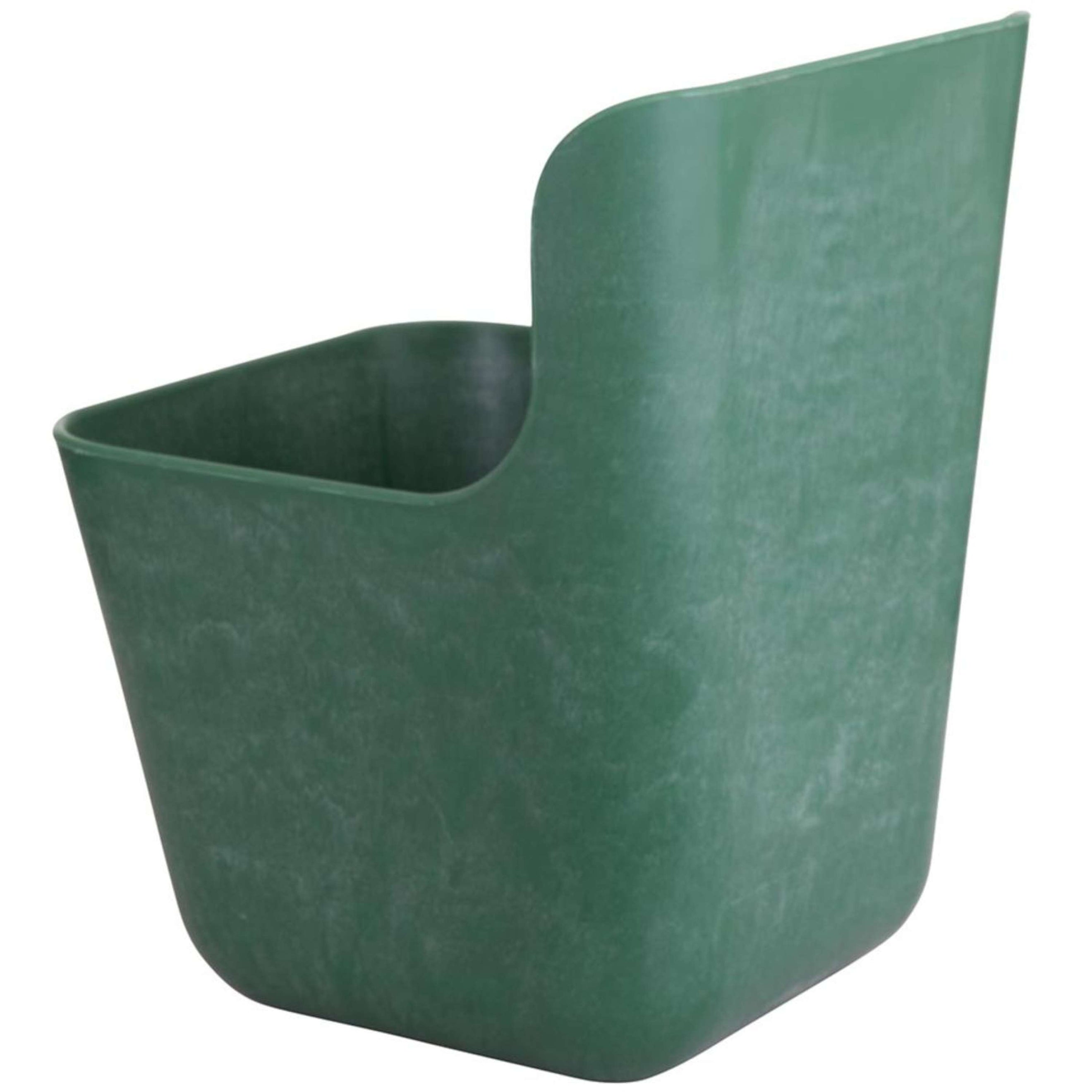 Young Line Food Bowl Feeding Bowl Synthetic Square Green