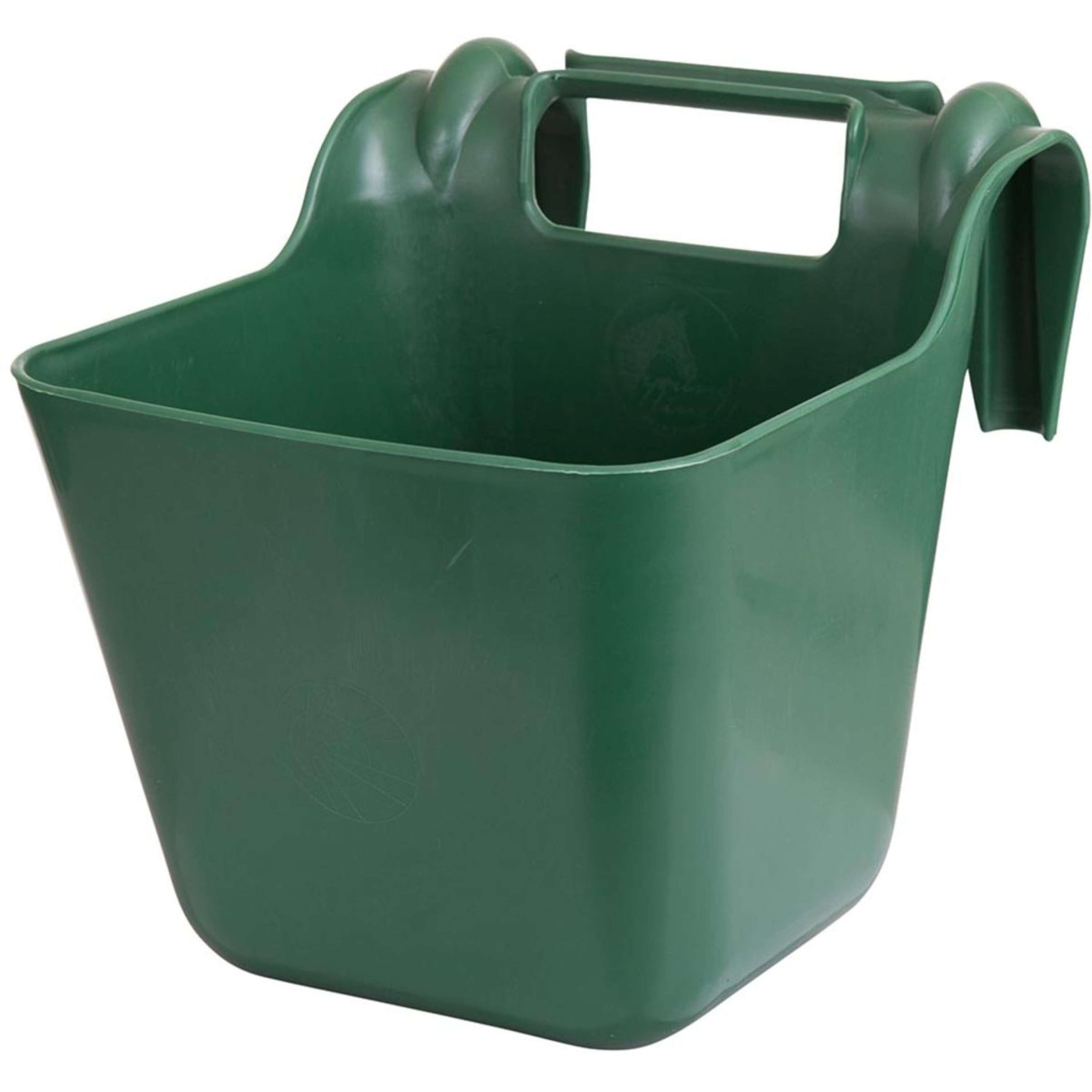 Young Line Food Bowl Food Bowl Square with Fixed Brackets Green