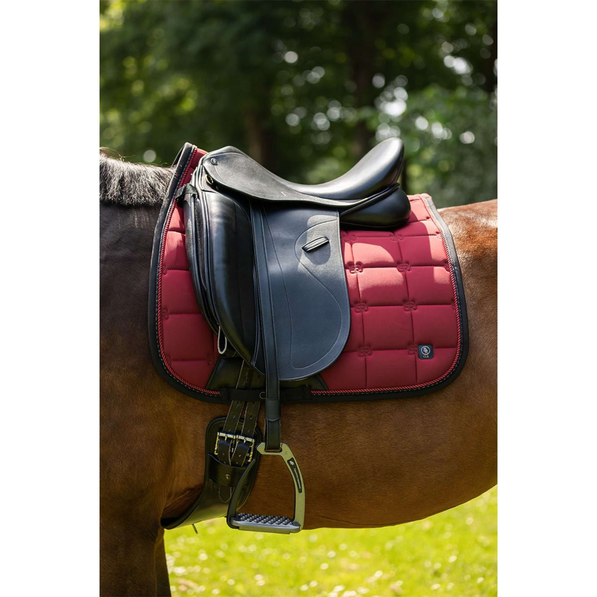 BR Saddlepad CLX Dressage Cabernet